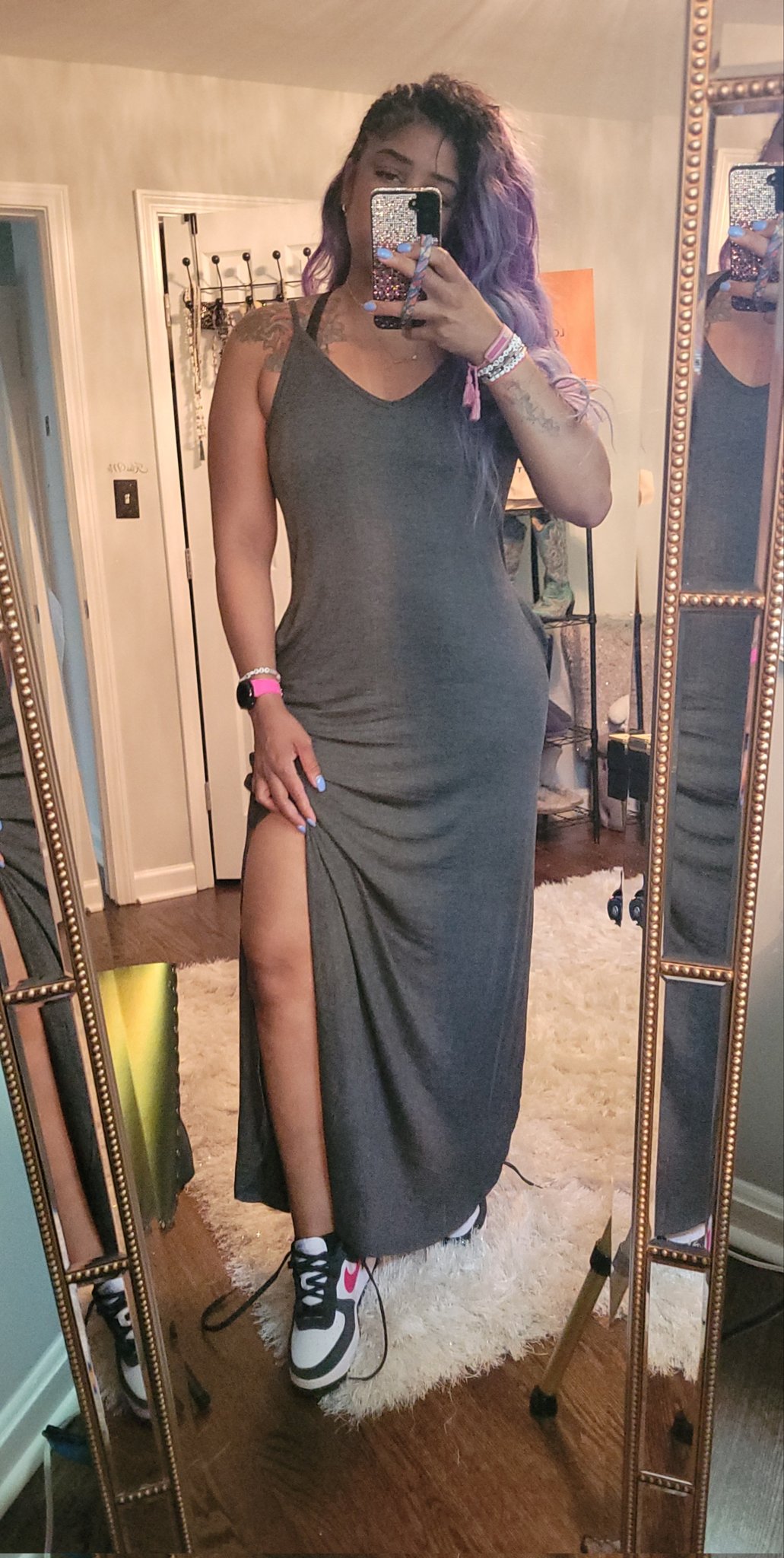 Kimberly Sargent on X Is wearing Air Force 1 s with a maxi dress an Atlanta thing My instagram is acting like I just taught the world to slice bread https t KJHJBAsBoe
