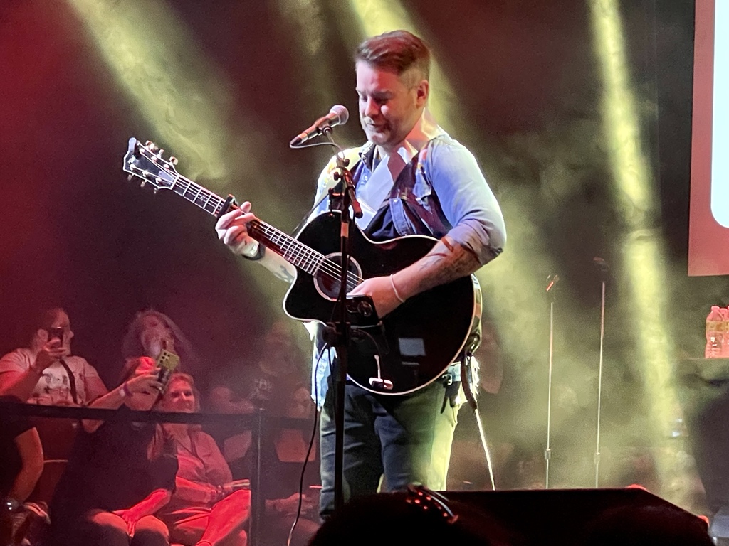 MsCRC's tweet image. The Middle - wearing bride’s sash from a bachelorette party.