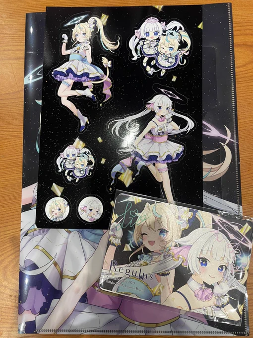 (売り子さんからグッズセット実物写真が脳内に直接送られてきました) 
