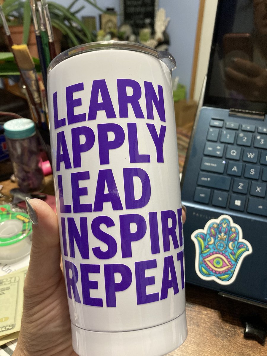 LisaMarieFerry's tweet photo. I was inspired by my personal vision today at Wilkes…. So I put it on a coffee mug #wilkesedd2022 @bmackesy https://t.co/9r4EUUIDVx