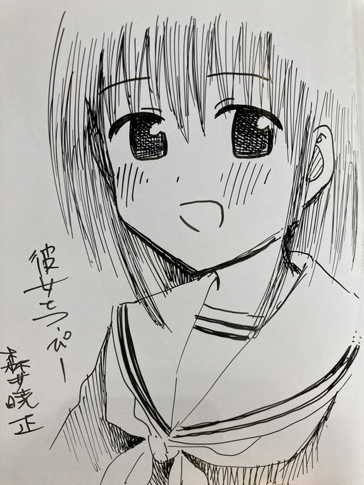 イラスト付き同人誌、ジワリと増えてます。原画を下敷きに代わりに展示してます。他の原画も持ってきてます。素朴な看板が目印です! 