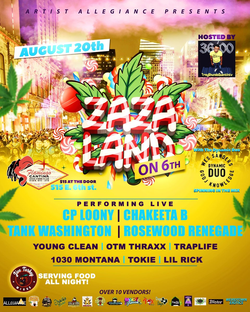Richard Henry (@richard_henry) on Twitter photo Y'all ready!
Aug 20th gonna be lit!
<a href="/PacboiTank/">Tank Washington</a> <a href="/YungClova/">Clova Rap Game Yoda 🍀</a> <a href="/CPLoony/">CP Loony</a> <a href="/ChakeetaB/">Your Fav Femcee</a> <a href="/flamingocantina/">Flamingo Cantina</a> Y'all ready!
Aug 20th gonna be lit!
<a href="/PacboiTank/">Tank Washington</a> <a href="/YungClova/">Clova Rap Game Yoda 🍀</a> <a href="/CPLoony/">CP Loony</a> <a href="/ChakeetaB/">Your Fav Femcee</a> <a href="/flamingocantina/">Flamingo Cantina</a>