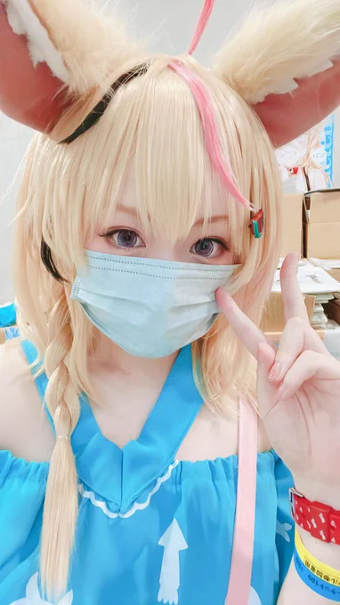 設営完了!こうましろママ のサークルで売り子してますポルカちゃん!西め31aでお待ちしております‿(・×・)‿ 