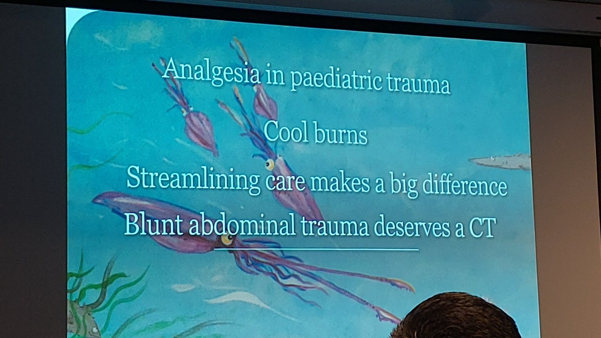 Take home messages from <a href="/docjohncraven/">John Craven</a> on Paediatric Trauma
#EMSA2022 
<a href="/EmergSA/">EMSA - Emergency SA Conference</a>