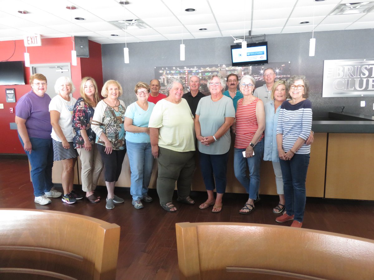 These SCIL volunteers have been busy today setting up the Bristol Room at the Bristol Motor Speedway.  We are all very excited about our first face-to-face fundraiser, Bunco & Brushstrokes, since 2019.  Looking forward to seeing everyone who registered to attend tomorrow! https://t.co/TB219rIRnC