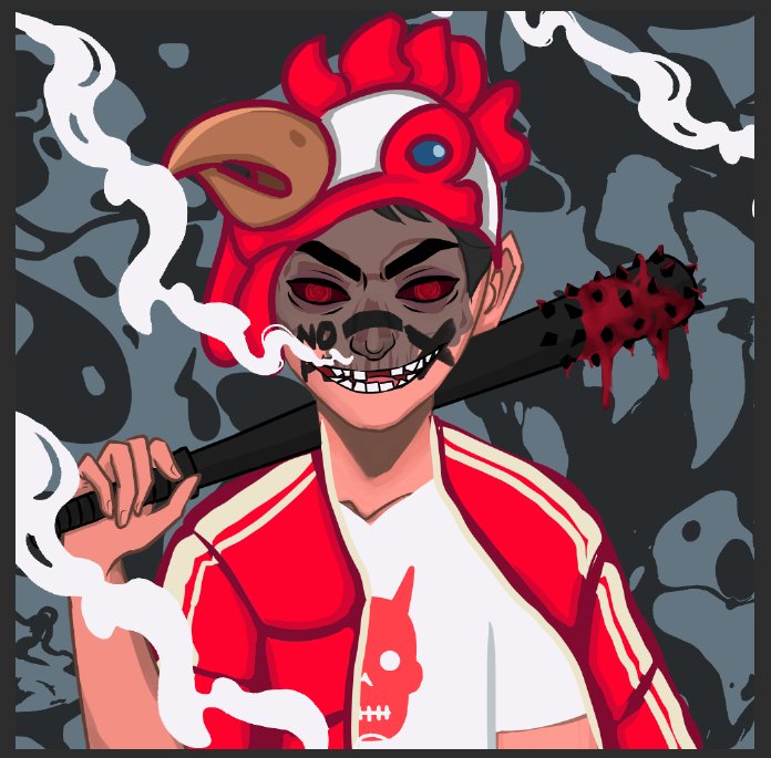 i'm giving away Kusho#1957 (the awesome proj. where it all started)

💀follow <a href="/TanodNFT/">Tanod Republic</a> &amp; <a href="/dbtok_official/">DBToK Official</a> 
💀like &amp; RT
💀tag your whole squad, the more the merrier (min. 3 tho)

results on Monday via twitterpicker
will handpick some people and hand them some matic too