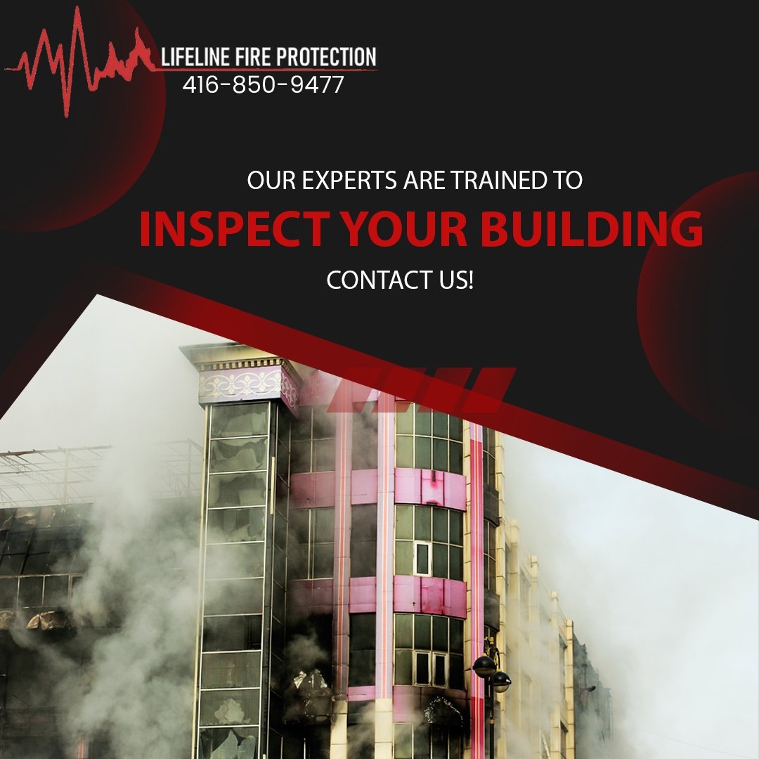 LifelinefirePro's tweet photo. At Lifeline Fire Protection, we have experts trained to inspect buildings and test them for safety so you can operate without worrying about emergencies.

#fireemergency #fireprevention #fireprotection #firesafety #gtafireprotection #torontofireservices #torontofireemergency https://t.co/AZeI5IEjKG