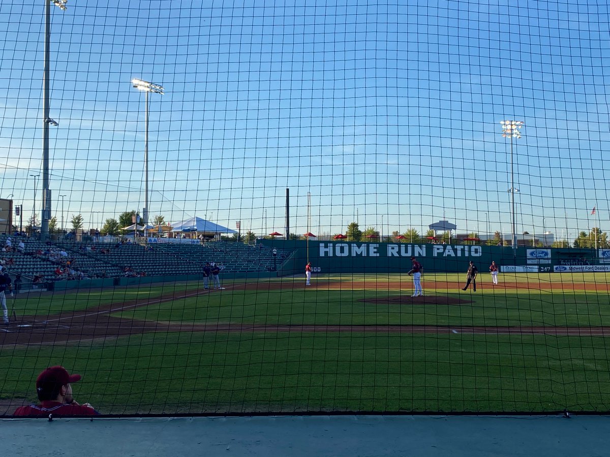 Perfect end to the first days of school. Hanging at the ballpark and watching the <a href="/kscitymonarchs/">Kansas City Monarchs</a> on a warm summer evening. #baseball #summer