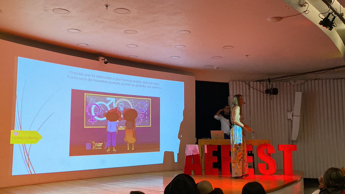 maydancerofGod's tweet photo. “Educar en el placer y no en el miedo.”
-Laila Pilgren
#AEFEST https://t.co/eDRu55L7Tw