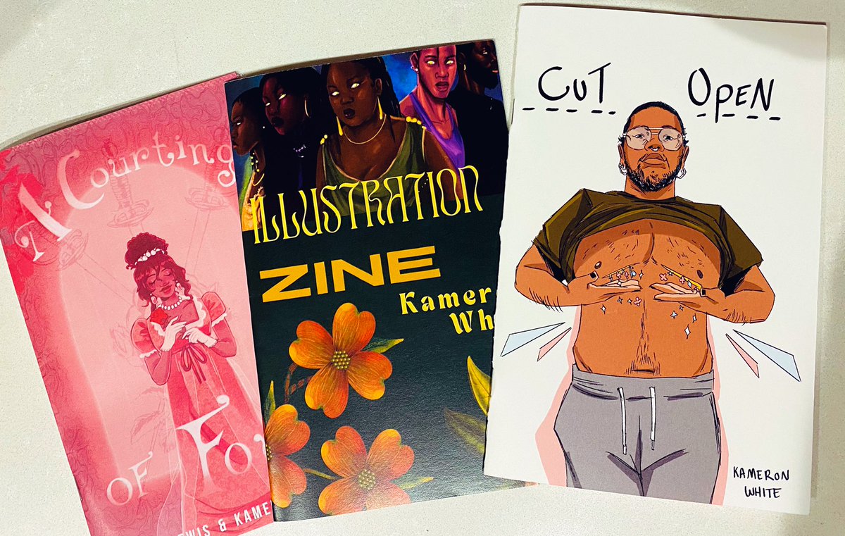 spacejamkamart's tweet image. Zines I will be having at @AutopticFest tomorrow!! Stop by and say hello! 👋🏾👋🏾👋🏾💕💓