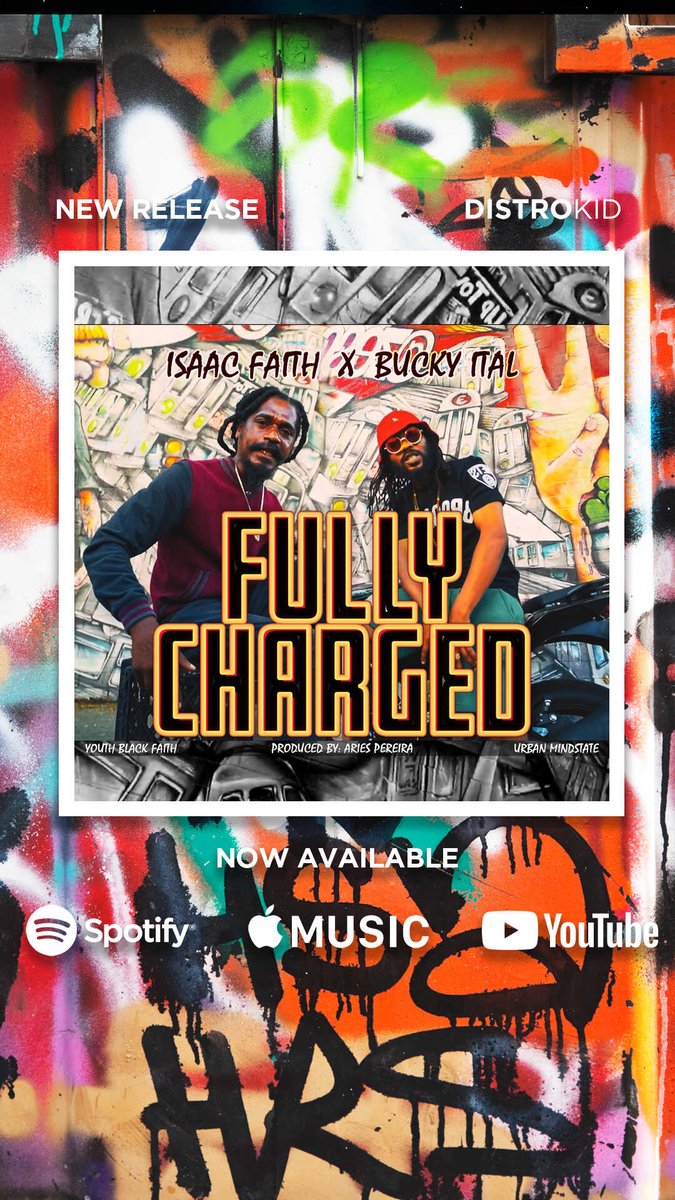 urban_mindstate's tweet photo. "Fully Charged" ft. @buckyital @isaacfaith718
https://t.co/tL2IaiCuaw
#fullycharged #upcomingartist #music #newartist #newmusicfriday #dancehall #reggae #hiphop #afrobeats #ariespereira #urbanmindstate #distrokid #newrelease #motivation #youthblackfaith https://t.co/Yy7vGyHXZk