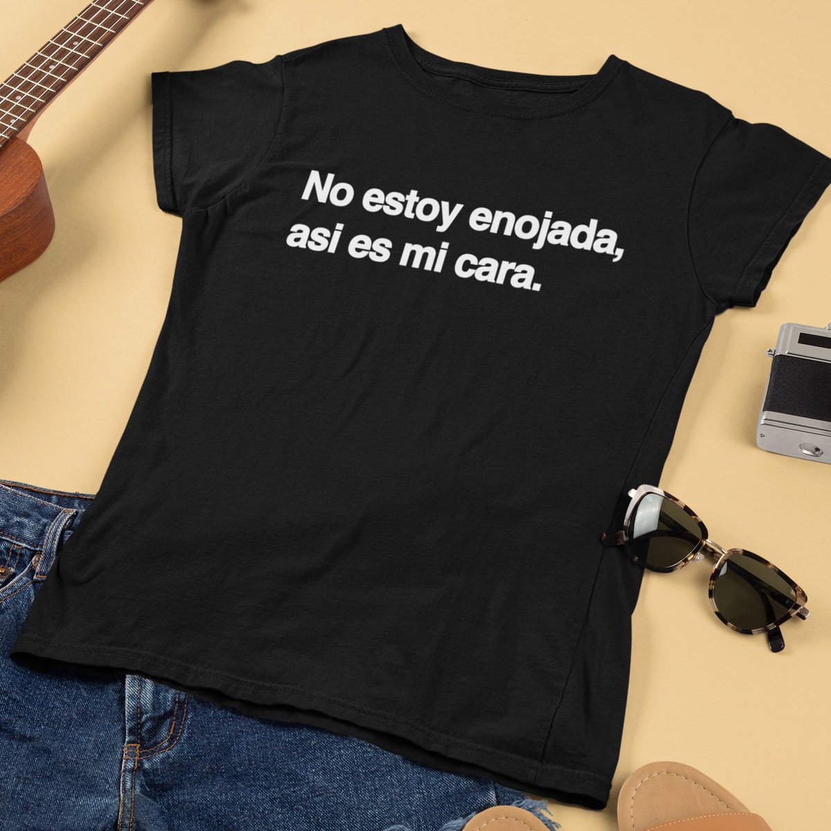 reyplayera's tweet photo. Esta playera es especial para toda aquella persona a la que siempre le preguntan si está enojada. 

Disponible aquí: https://t.co/VsxcwoiMmq
Envíos a todo México. https://t.co/fucMlxcXEX