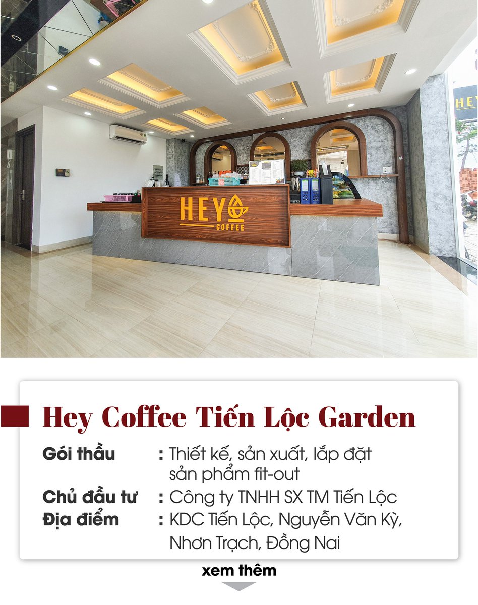 noithatbmd_vn's tweet photo. ✨ HÌNH THỰC TẾ THI CÔNG QUÁN HEY COFFEE (Tiến Lộc Garden - Đồng Nai)
▪ Chủ đầu tư: Công ty TNHH Sản xuất Thương mại Tiến Lộc
▪ Địa điểm: Khu dân cư Tiến Lộc, Nguyễn Văn Kỳ, Nhơn Trạch, Đồng Nai
_________
☎ 𝐓𝐮̛ 𝐯𝐚̂́𝐧 𝐭𝐡𝐢𝐞̂́𝐭 𝐤𝐞̂́: 0934 06 09 95 https://t.co/nfY5BlowQq