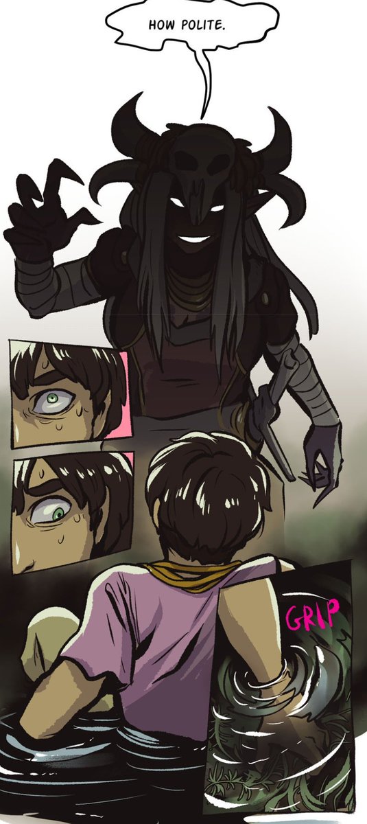 varethane's tweet photo. The Offering is a vertical scroll horror-fantasy short story about human sacrifice, determination, and revenge. 

Read it online here: https://t.co/itOcW4XMAG
It's not in print (yet), but my previous comics are available through my ko-fi: https://t.co/hMEh2UT0y1
#SPDBFREVIEW https://t.co/K4DomTY9Cj
