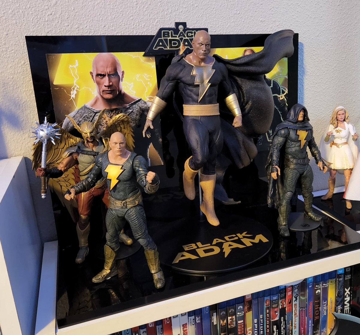 MikeEverybody's tweet photo. Hey @TheRock can't wait for the movie #BlackAdam just put this together and it turned out great! #DCEU  #McfarlaneToys https://t.co/iUYne9EXC0