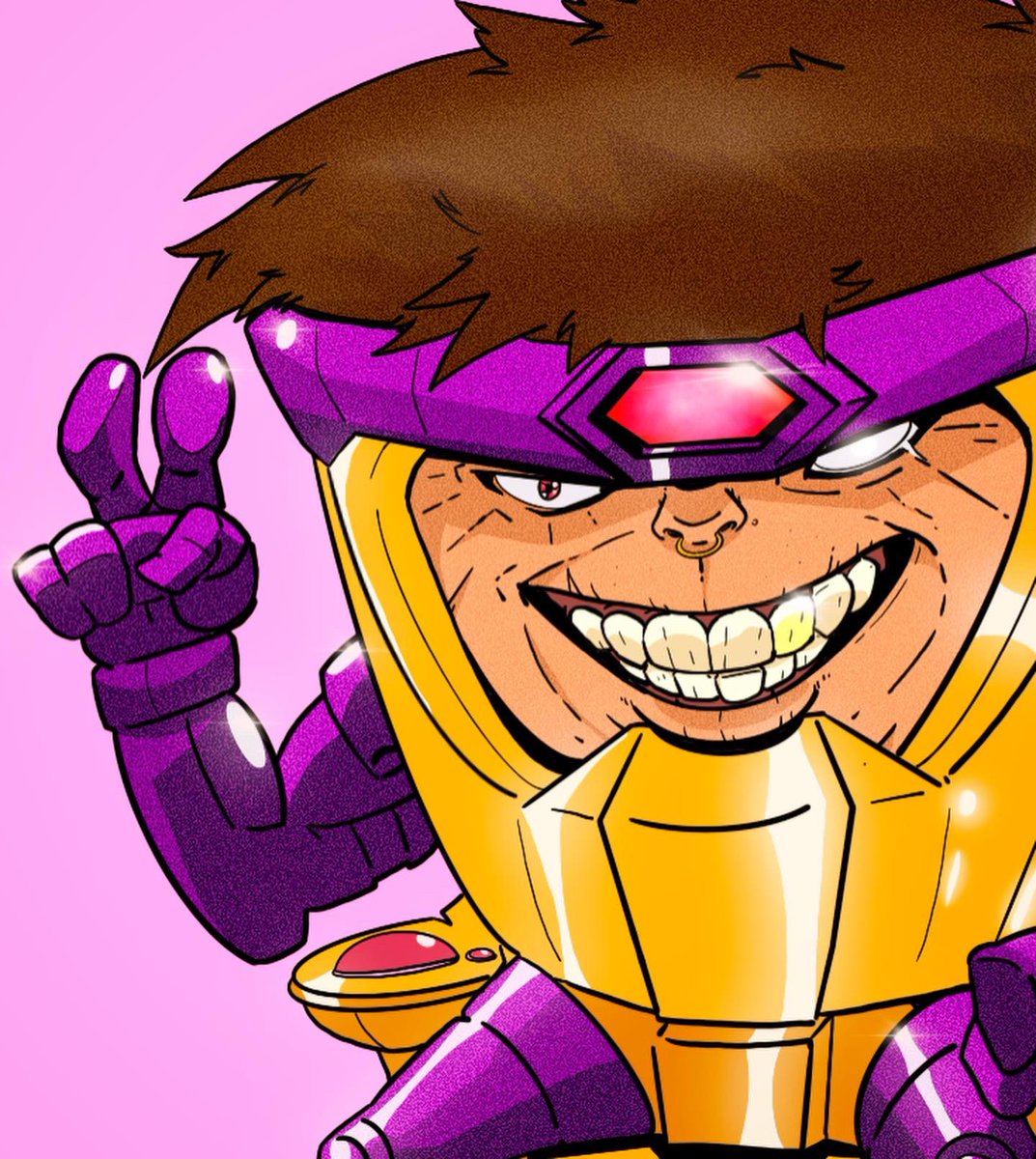 ZEEG_7's tweet image. #modock the Psychotic, big headed Brute! @Marvel #Marvel #fanart #ComicArt #anime