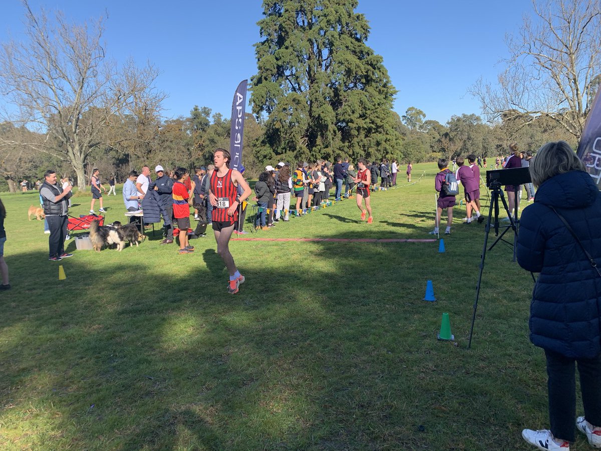 Great win today by the Xavier Cross Country team to consolidate a top 3 finish for the season.