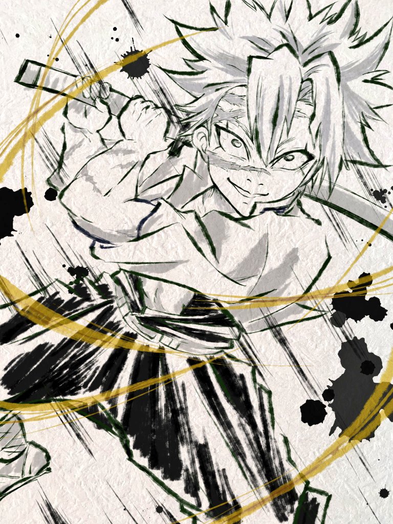 >RT
幕間イラスト、すごく好き💕💕💕✨
私が筆で絵を描く所以となる一人🖌️松島さんの墨絵大好き😊♥️ 