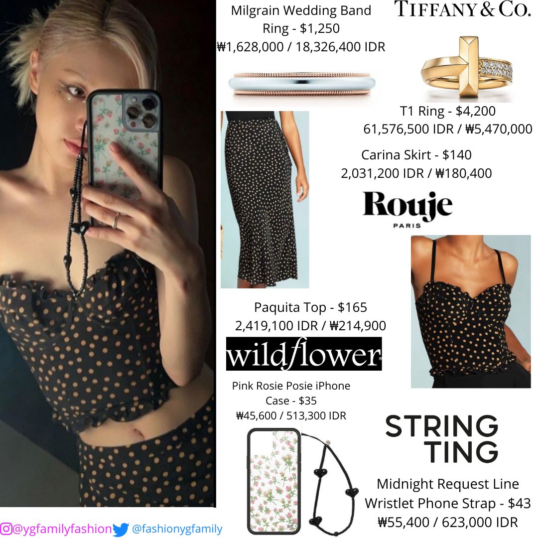 fashionygfamily's tweet photo. 220808💖 #ROSÉ instagram update

#FASHIONOFYGFAMILY #YGFAMILYFASHION #YFF_ROSÉ #ROSÉFASHION #BLACKPINK #BLACKPINKFASHION #TIFFANYANDCO #ROUJE #WILDFLOWERCASES #STRINGTING #로제 #로제패션 #블랙핑크패션 #블랙핑크 #BLACKPINKOT4 #YGFAMILY #KPOPFASHION #KPOP #KSTARFASHION
@BLACKPINK https://t.co/JDRfuJwLHq