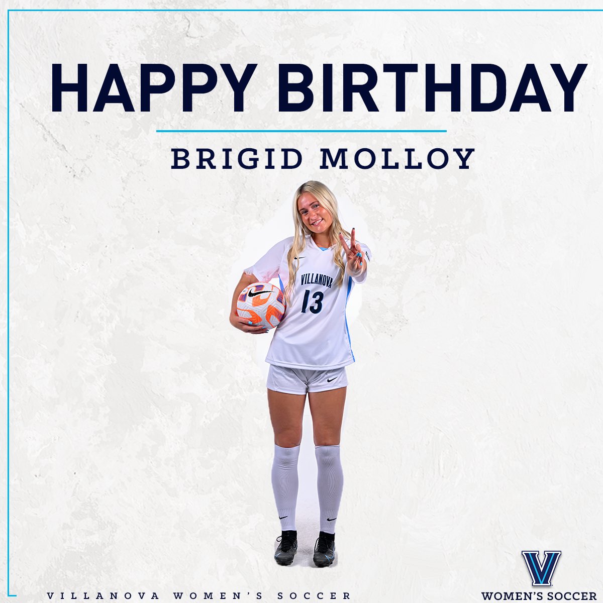 NovaWSoccer's tweet photo. ๐๐ฅณโฝ๏ธ#VUWS wants to wish a late happy birthday to our sophomore mid Brigid Molloy! Happy bday Brigid!! #BirthdayCats๐ฑ#GoNova https://t.co/hjR1ViOv7B
