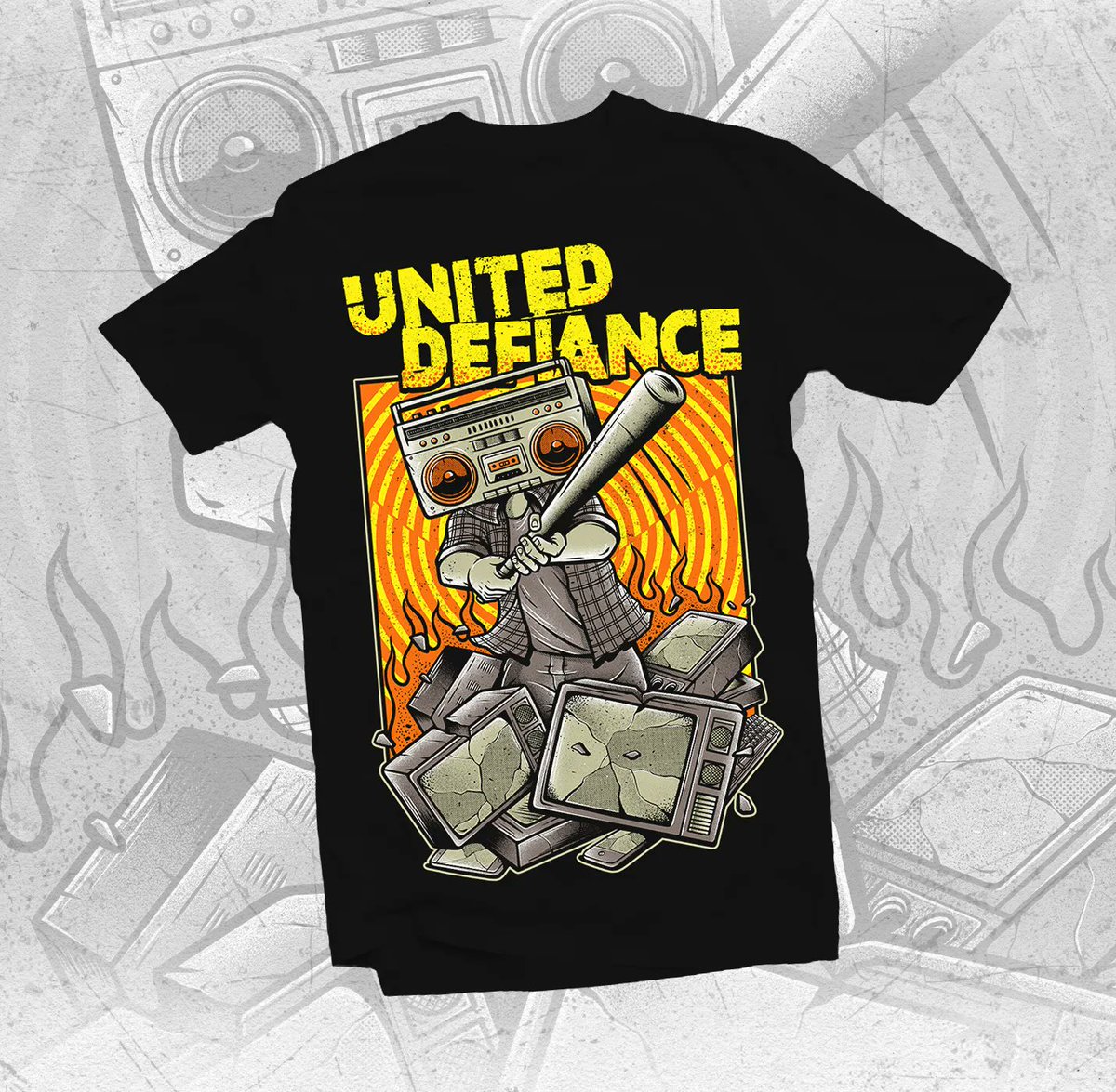 Noless1982's tweet photo. STOKED for the new United defiance Shirt

#uniteddefiance #thousandislandsrecords #imrecords #vigilantartistmanagement #chargedheartproductions  #imrecords  #punkrock #punkindrublic #party #newmerch #punkrocktshirts #unity 
#changethefrequency https://t.co/Nj9WcbZxhL