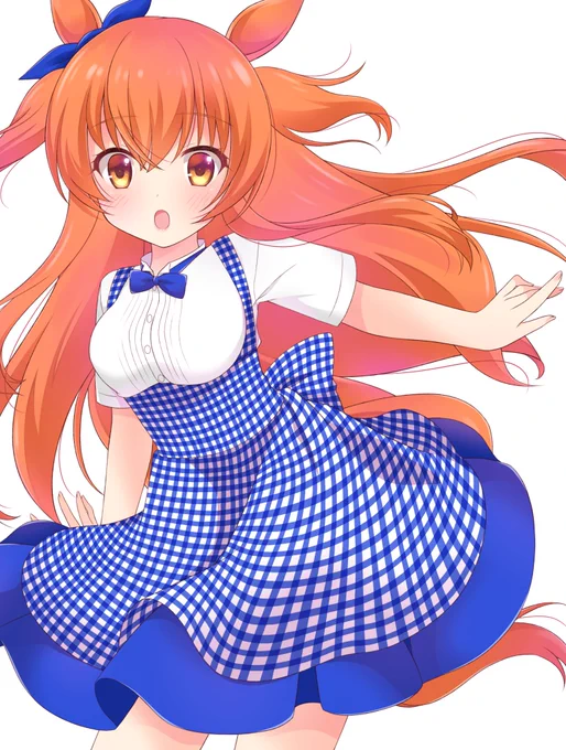 暑いのでほんの少しでも爽やかさを送ります(再掲)#ウマ娘 #マヤノトップガン 