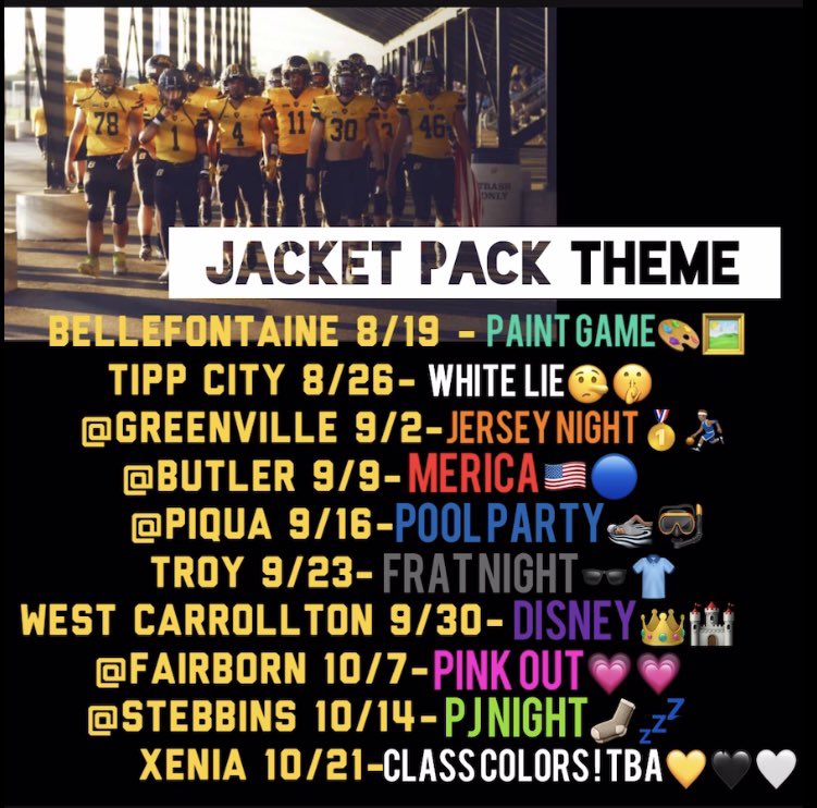 Jacket pack tweet media