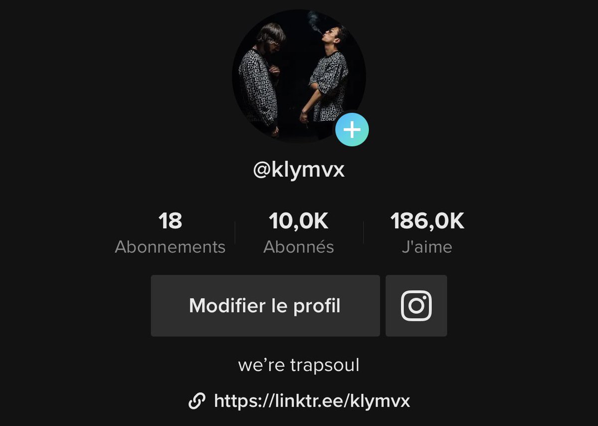WOW 😱 just hit 10K on #tiktok 🔥
Thank you so much fam 🍾❤️
#trapsoul 
#tiktok 
#music