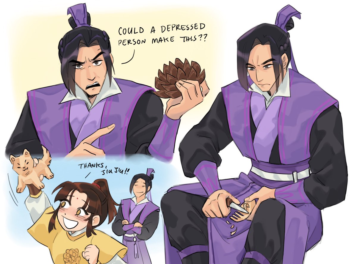 i just think jiang cheng could be a guy that gets really into whittling 