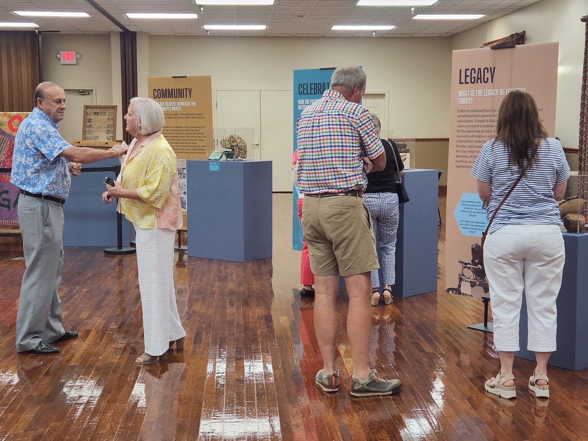 Thanks to all who came out to "FolkFest: Exhibiting Appalachian Tradition" tonight!

We'll be open tomorrow through August 20 in the <a href="/LMUtweets/">Lincoln Memorial University</a> Convention Center!