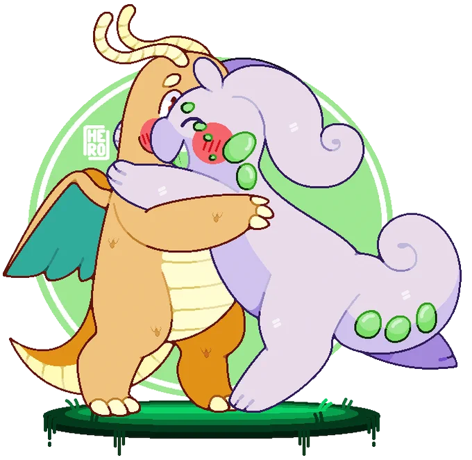 OLD old pokemon lesbian drawings from 4 fucking years ago that i still kinda love 