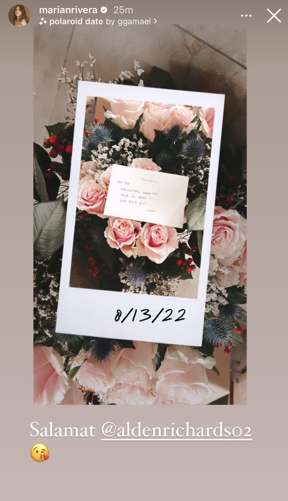 Carmela & Yago Belated Happy Birthday Ms. Marian Rivera  