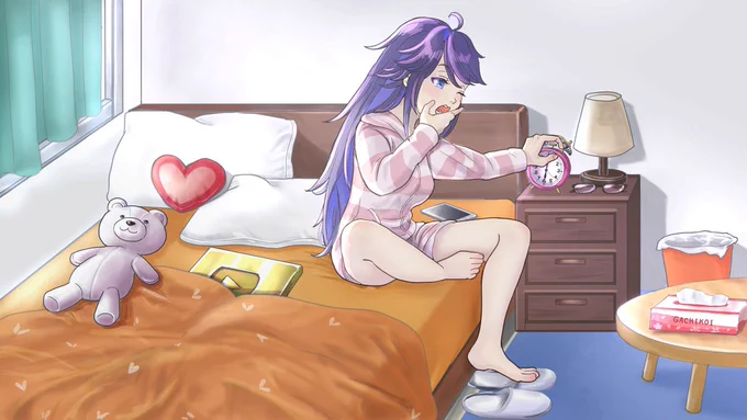 投稿が遅れましたが、南部式英語教室ED動画で私が担当したイラストです…#ksonART 