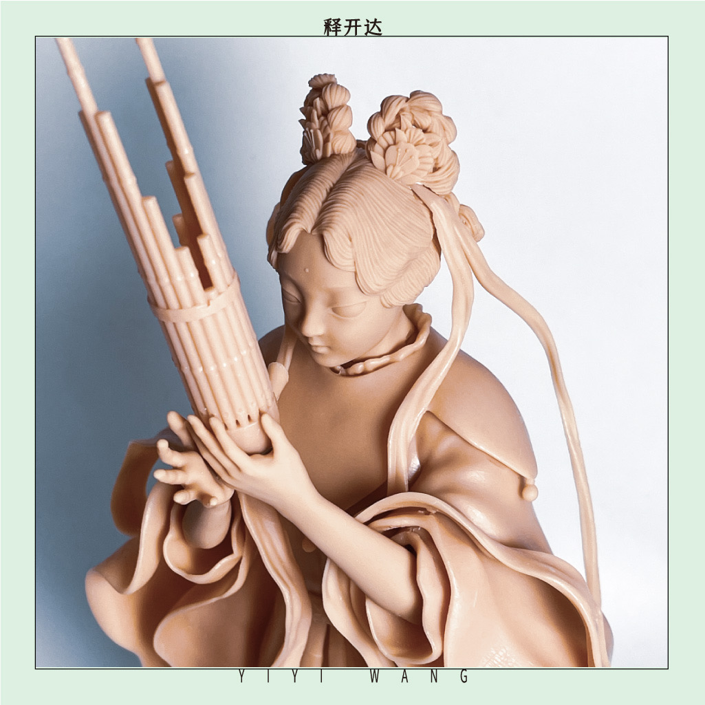 The show has been cancelled again, alas!
I've been preparing for Wonder Festival with passion for several months, and I've spent a lot of effort, and the first model is out, and the result is very good. This is the third cancelled show I've signed up for.
#yiyiwangart #3dart
