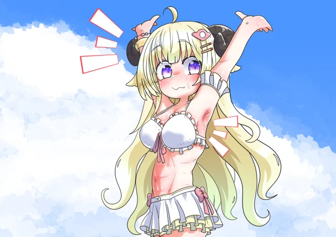 わきぺぇ!!#つのまきあーと 