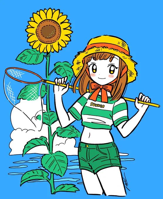 お盆休み #illustration 