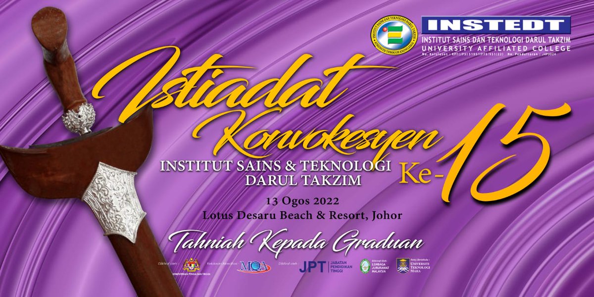 INSTEDTdesaru's tweet photo. Majlis Konvokensyen INSTEDT kali ke -15 akan bersiaran secara langsung menerusi facebook live

Jom saksikan live bersama kami

https://t.co/hd4XOpeGRi https://t.co/H6G9SV2fxf