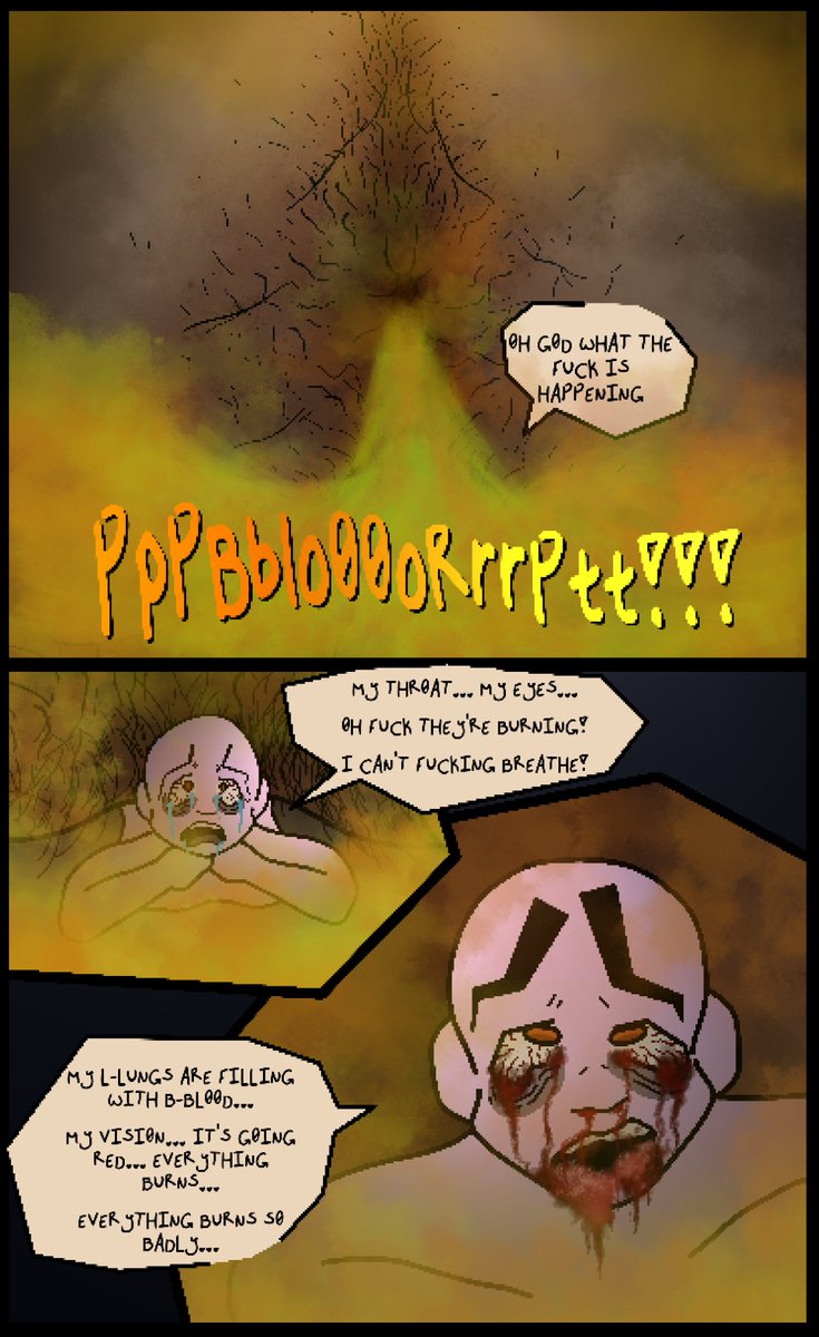 Dan__GTS's tweet photo. Sometimes I lay in bed awake at night remembering I once drew my OC brapping so potently that it liquified the lungs and flesh of a poor innocent tiny☹️ #giantess #sizetwitter #sizefetish #brap #fart https://t.co/7LqzuITatS