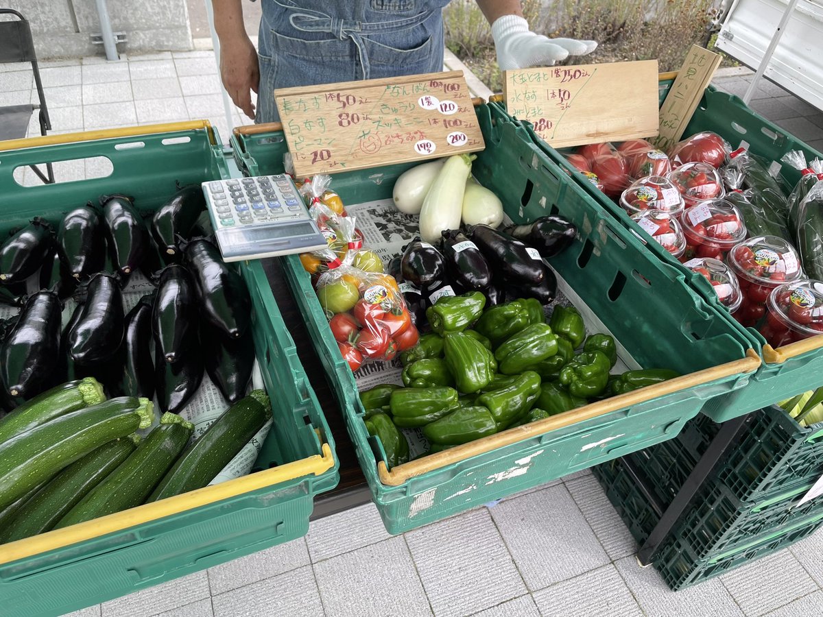 HareFarm_JP's tweet photo. 今日は北見駅前のキッチンカーマルシェでお野菜を販売させてもらっています😊今朝採れたてのお野菜とお待ちしております！
#北見 #キッチンカーマルシェ https://t.co/oflN58PyXx