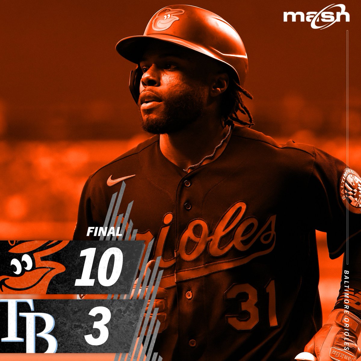 The Orioles hold sole possession of a playoff spot. masn.me/mnmirl