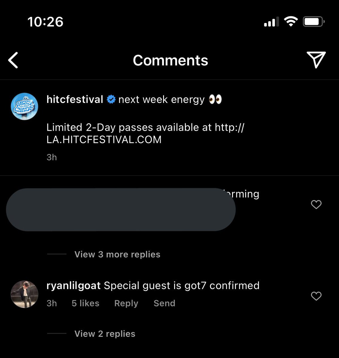 giegiestwang's tweet photo. Is this true huh @hitcfestival GOT7 WHAAT 😭🫵 https://t.co/ADzKv1ONiR