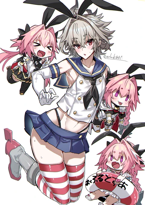 平然と他作品の女装が行われているけど私はこの絵好き けつがでかい 