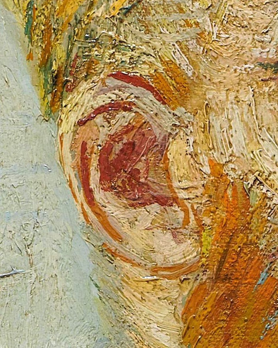 AngelsWhisperr's tweet photo. Vincent Van Gogh, Self-Portrait as a Painter, 1888 https://t.co/hSuisO2xBn