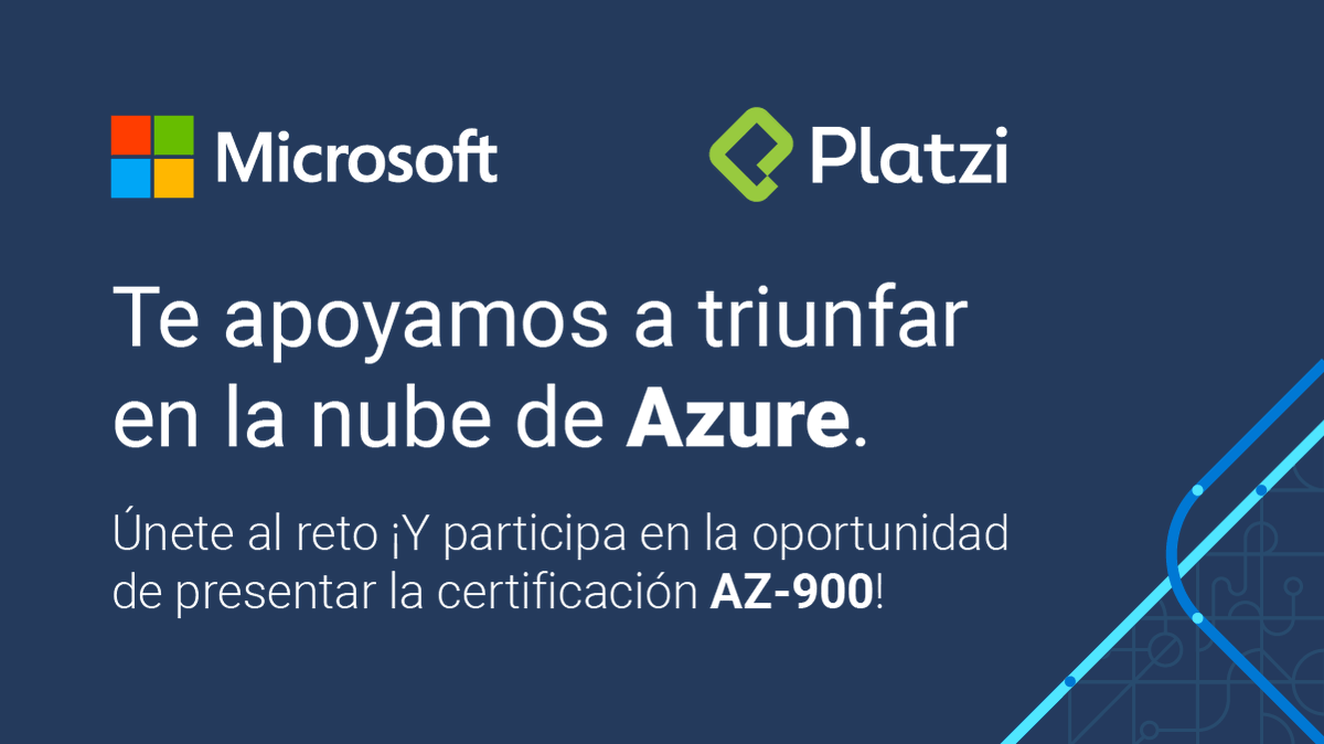 Cada día vemos menos servidores físicos, y hay más infraestructuras remotas, eficientes y a un precio competitivo en la nube 🌩️

Por eso creamos una alianza exclusiva con <a href="/msdevlatam/">Microsoft Developer Latinoamérica</a> para que te certifiques GRATIS en Azure Fundamentals! 
👉 platzi.com/blog/reto-azur…