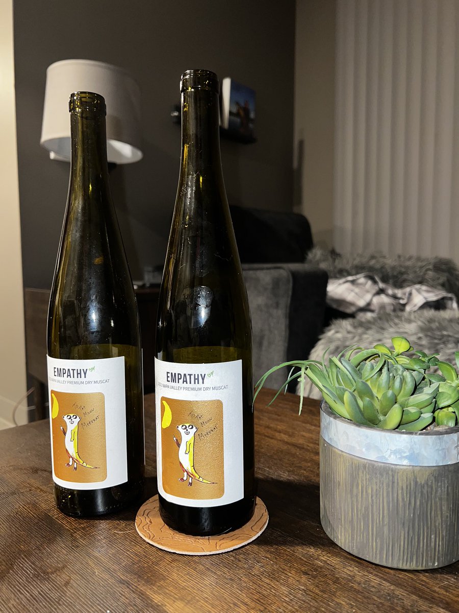 Wow! 2 bottles down with ease 🍷 <a href="/EmpathyWines/">Empathy Wines 🌹</a> <a href="/garyvee/">Gary Vaynerchuk</a> <a href="/veefriends/">VeeFriends</a>