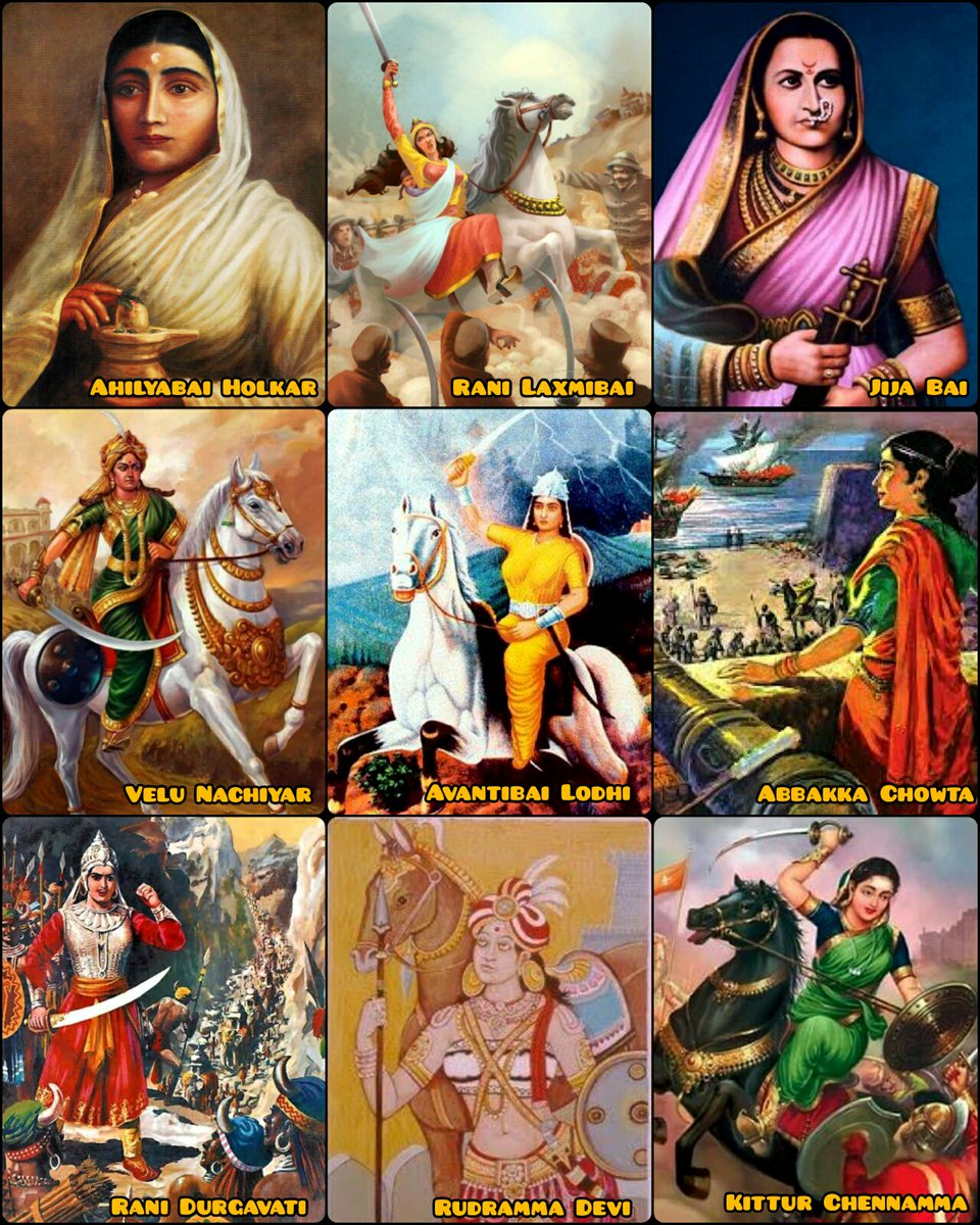 desi_thug1's tweet photo. Greatest women in the history of Bharat https://t.co/aXLUPKEJul
