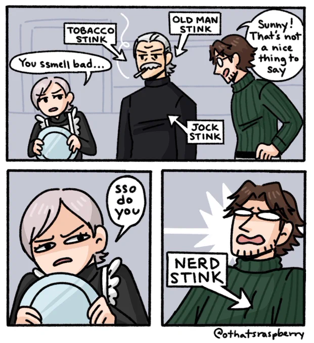 two dads and they both STINK 