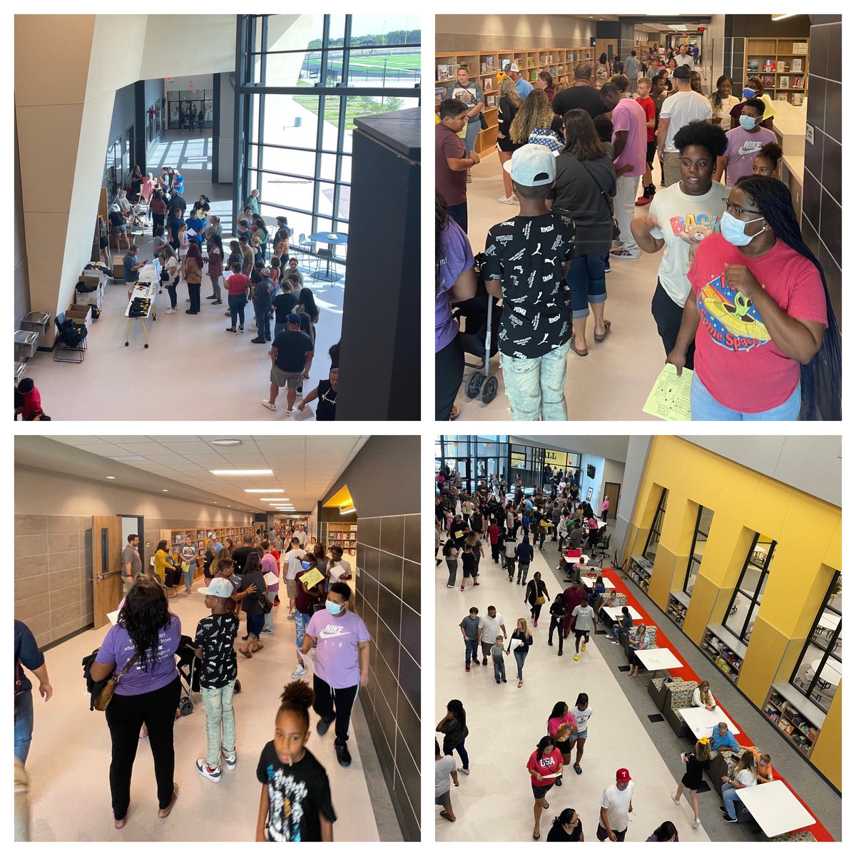 CrandallMiddle's tweet photo. Parent 411 and Schedule Pick-up was a success! Our staff is excited to welcome back our CMS Pirates! #beyouatcms https://t.co/CxKzX6TVAs