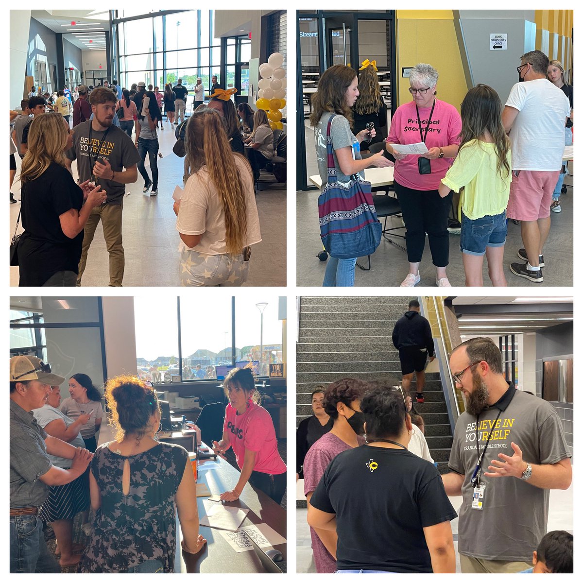 CrandallMiddle's tweet photo. Parent 411 and Schedule Pick-up was a success! Our staff is excited to welcome back our CMS Pirates! #beyouatcms https://t.co/CxKzX6TVAs