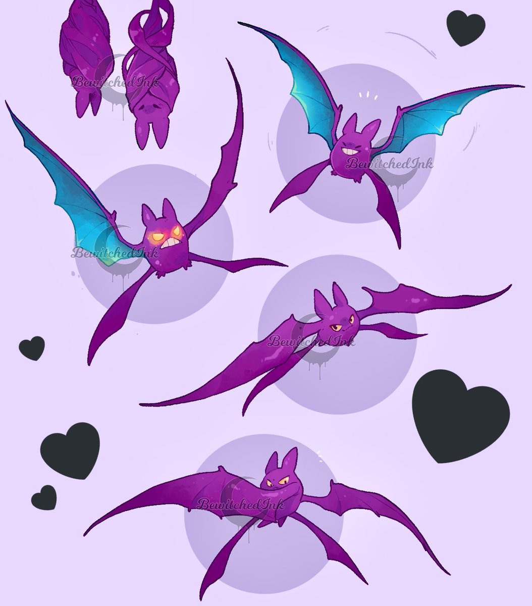 「Batty about you        #Pokemon 」|☾ WITCH ☾のイラスト